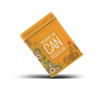 茶叶包装盒样机智能贴图PSD模板