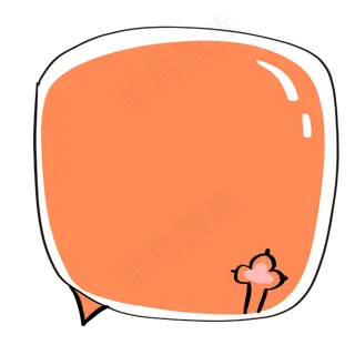 卡通边框 卡通彩色框  手绘对话框 可爱边框 免抠