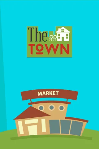 街道建筑矢量扁平插画