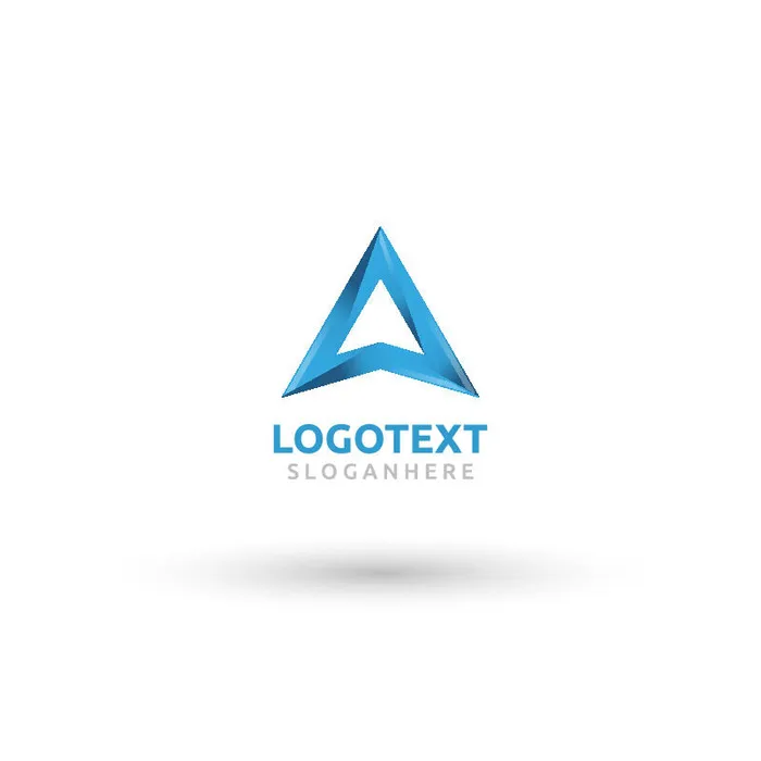 图标标识标志立体几何图形企业商标VI品牌LOGO设计模板AI矢量素材ai矢量模版下载