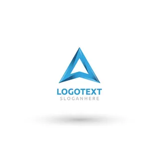 图标标识标志立体几何图形企业商标VI品牌LOGO设计模板AI矢量素材