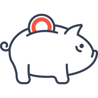 小猪存钱罐简笔画