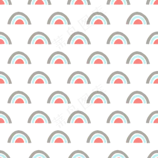 儿童卡通插画底纹背景装饰图案彩色矢量素材