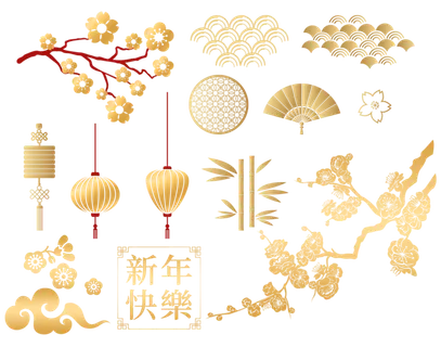 免扣元素中式古典风