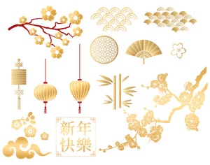 免扣元素中式古典风