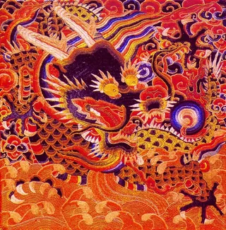 吉祥龙纹服饰图案设计素材