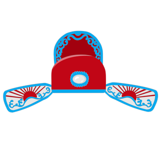 卡通京剧戏剧人物脸谱插画PNG图片 国潮中国风Q版戏剧人物PS素材