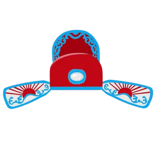 卡通京剧戏剧人物脸谱插画PNG图片 国潮中国风Q版戏剧人物PS素材