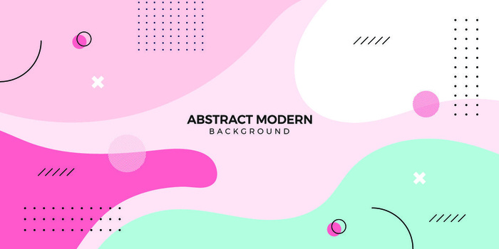 现代抽象粉绿色背景