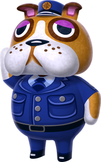 小狗警察素材人物卡通