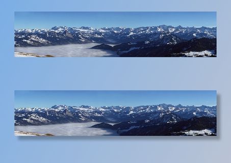 冬天白雪背景风景