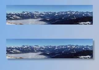 冬天白雪背景风景