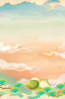 中式古典国潮来袭海报展板宣传背景图PSD设计PS模板素材