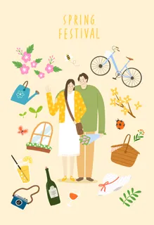 春天插画 春天插画