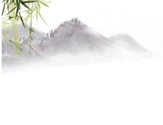 山水画素材中国风水墨画素材元素中国画