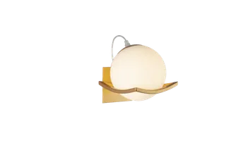 免扣创意个性金色玻璃壁灯