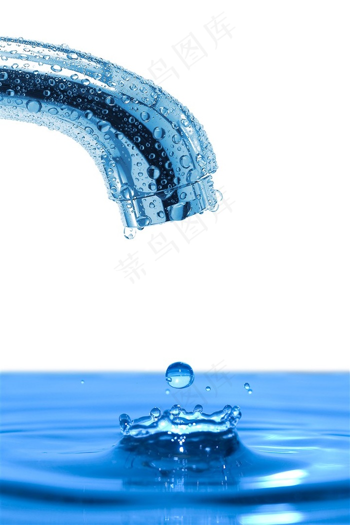 水龙头商业画报插画