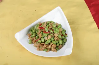 萝卜干毛豆粒 (1)