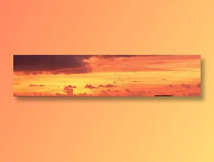 绝美的晚霞图片