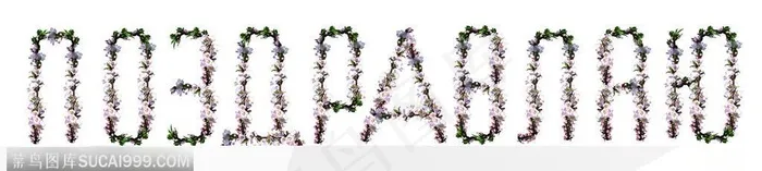 情人节花物语-桃花组成的单词