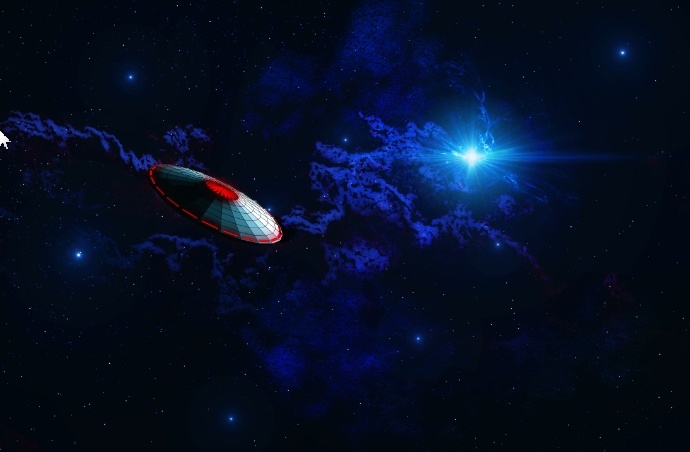 元宇宙世界天空风景背景墙