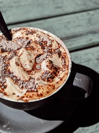 黑色美味咖啡摄影素材