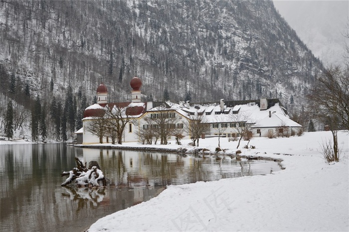 德国国王湖自然风景图片