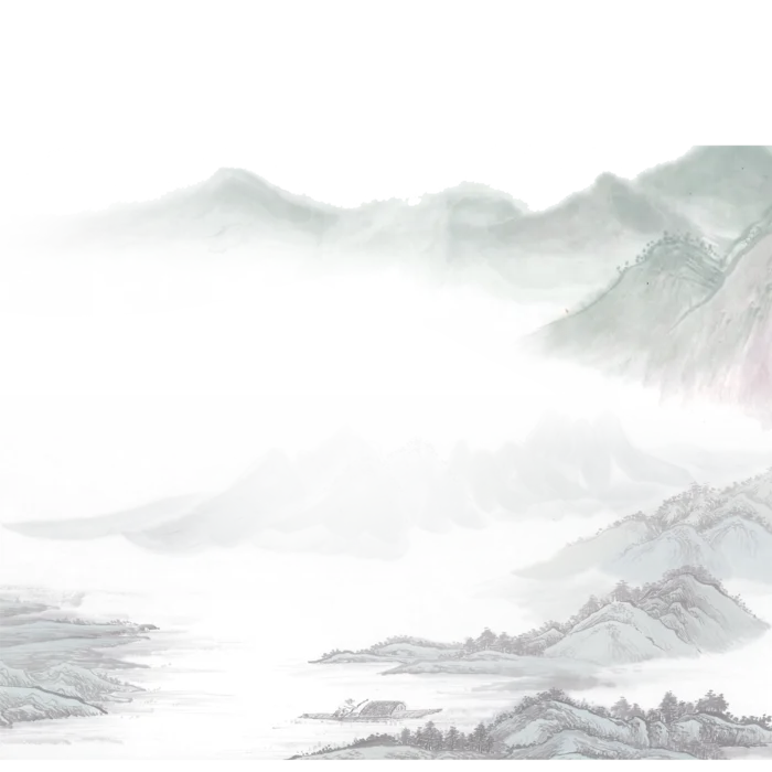山水画素材中国风水墨画素材元素中国画