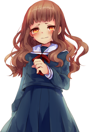 连衣裙女孩卡通人物