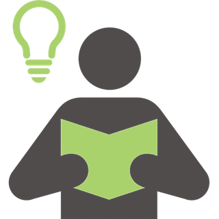 人物剪影看书简笔少儿兴趣班