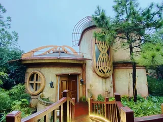 隐藏在山里的小树屋