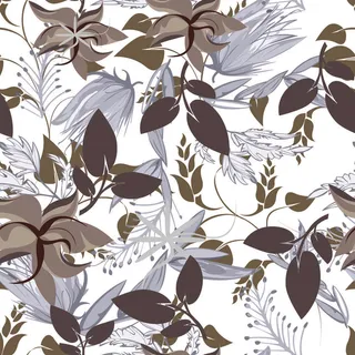 花卉唯美手绘花朵面料纹理手机壳布料面料印花服装矢量图案素材