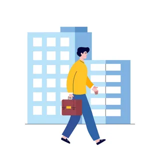 扁平化人物场景办公互联网等距ai矢量设计网页海报UI素材插画