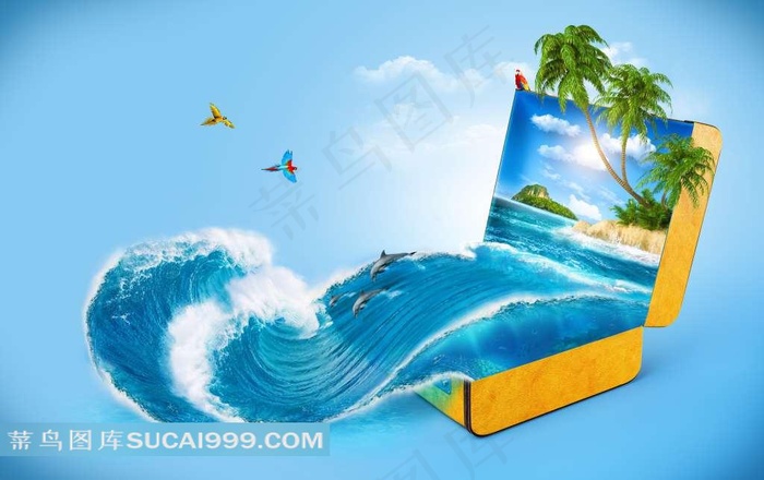 另类海景创意图片