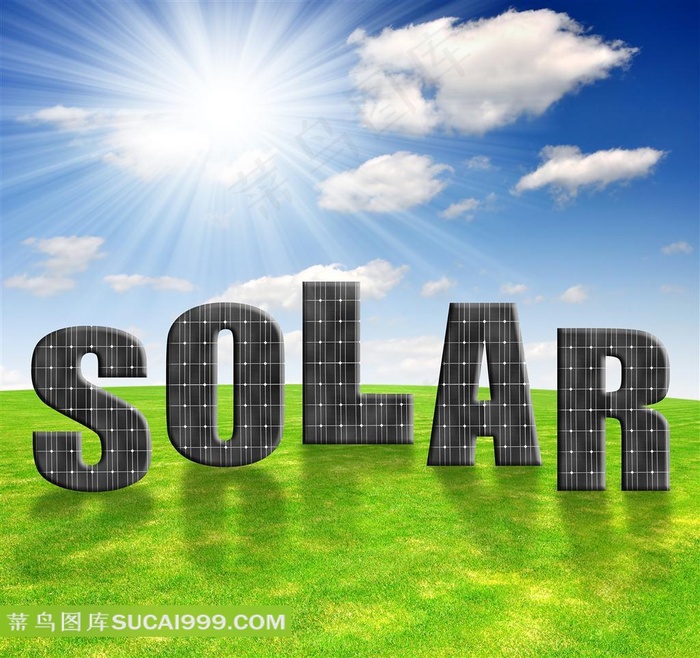 太阳能电池板英文字母