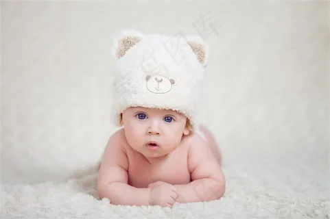 小熊头可爱宝宝图片