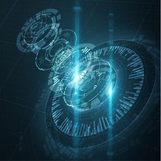 科技科幻未来仪表盘HUD界面UI图标数据图形图案