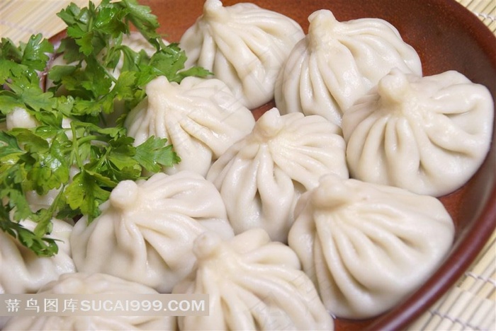 小笼包子图片素材