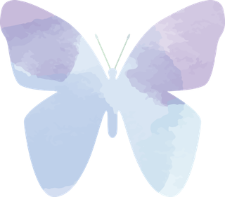 卡通动画动画蝴蝶免扣PNG手绘插画图片素材 (110)