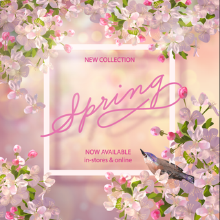 欢迎春天开花素材