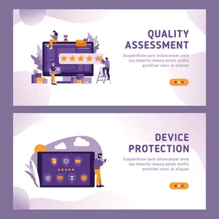 扁平化人物场景办公互联网等距ai矢量设计网页海报UI素材插画