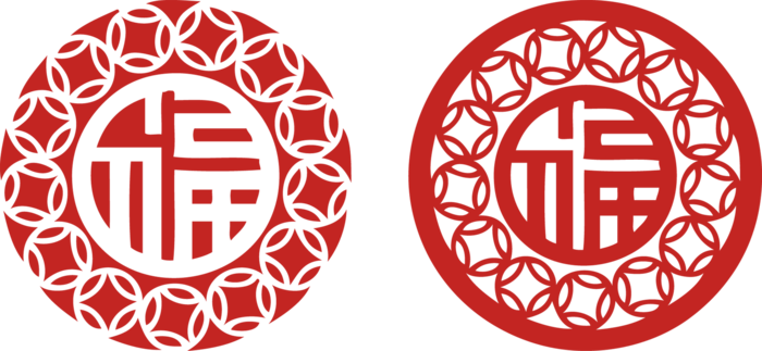 素材福字窗花