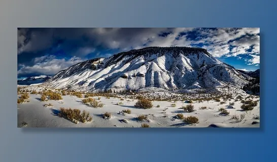 冬天雪山背景风景 冬天雪山背景风景