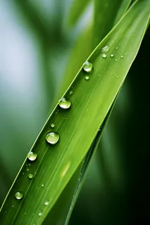 枝叶树叶绿色水滴露珠清新背景 枝叶树叶绿色水滴露珠清新背景