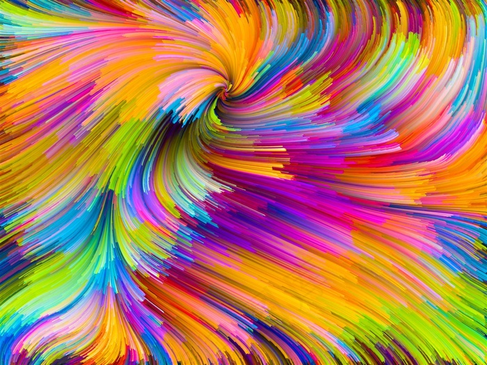 美丽的色彩组成