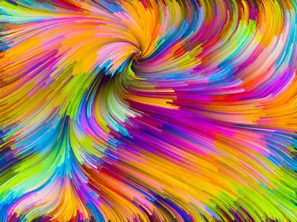 美丽的色彩组成