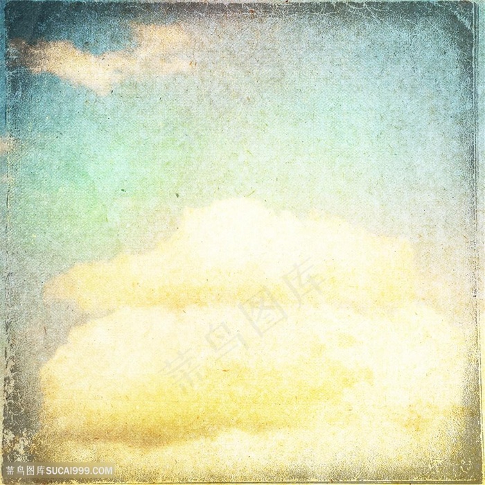 唯美炫彩云朵背景