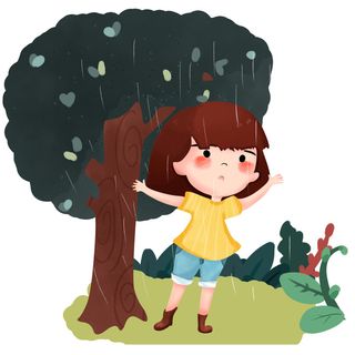 二十四节气谷雨场景插画 二十四节气谷雨场景插画