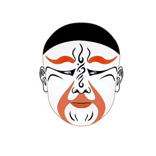 京剧面孔脸谱
