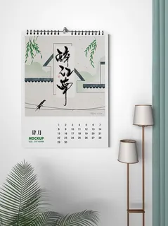 中国风国潮新春春节包装样机模板